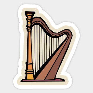 BBC explores harp's history, impact on music Sticker